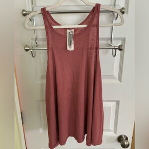 Free People Dusty Rose Tank Top